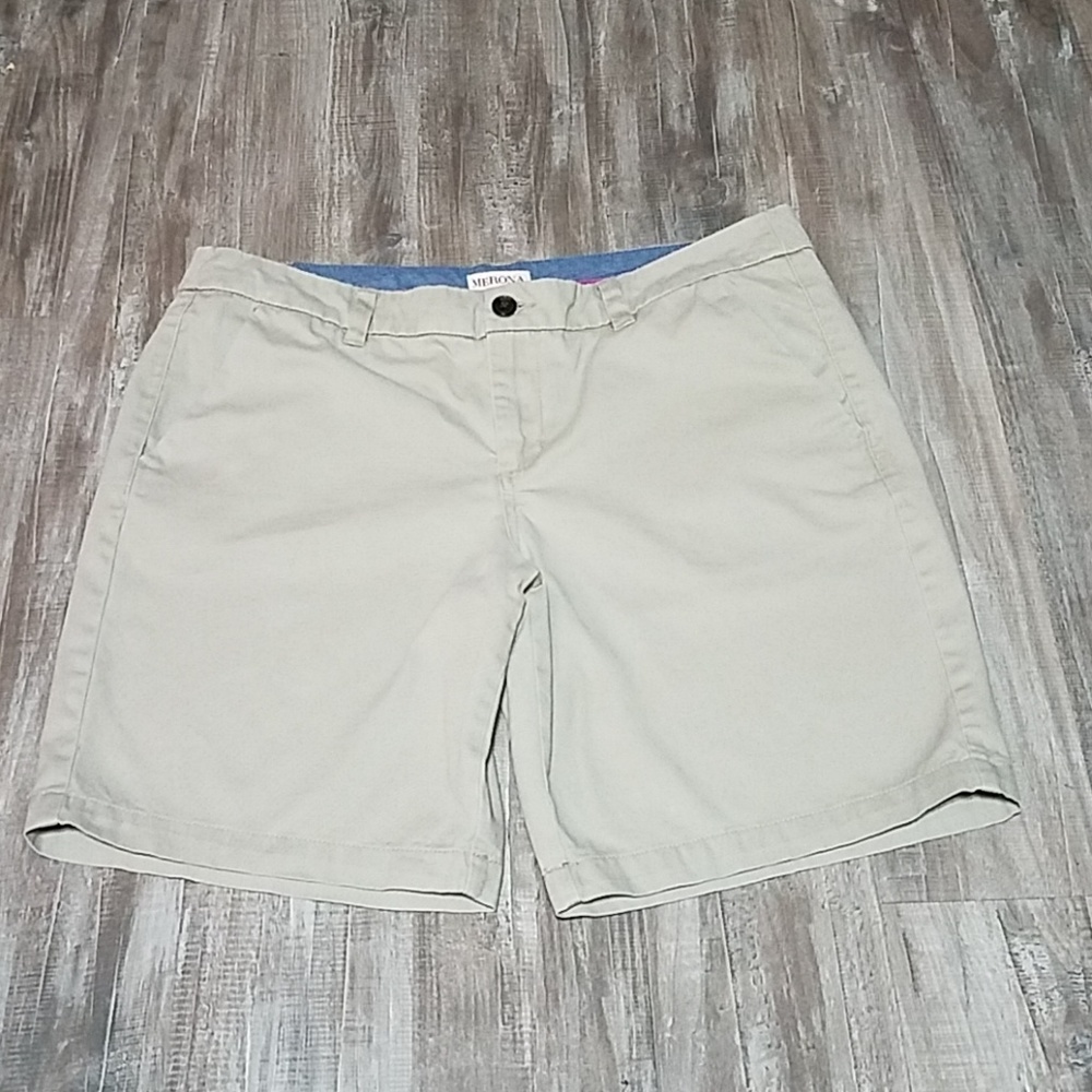Merona sz 14 Khaki Shorts
